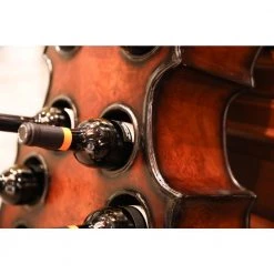 Decorative 10 Bottle Wooden Cello Shaped Wine Rack 53 in. Floor Violin by Vintiquewise 10 Decorative 10 Bottle Wooden Cello Shaped Wine Rack 53 in. Floor Violin by Vintiquewise -Camaflexi Shop vintiquewise wine racks qi003607l 4f 1000