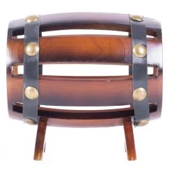 Wooden Single Bottle Wine Barrel Shaped Vintage Decorative Wine Holder by Vintiquewise 10 Wooden Single Bottle Wine Barrel Shaped Vintage Decorative Wine Holder by Vintiquewise -Camaflexi Shop vintiquewise wine racks qi003661 1f 1000