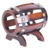 Wooden Single Bottle Wine Barrel Shaped Vintage Decorative Wine Holder by Vintiquewise -Camaflexi Shop vintiquewise wine racks qi003661 64 1000