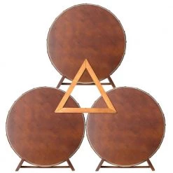 Wooden Stackable Round Shaped Wine Barrel Wine Rack, 1-Rack by Vintiquewise -Camaflexi Shop vintiquewise wine racks qi003950 76 1000