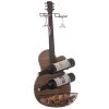 Holds 2-Bottles Black Metal Wall Mount Guitar Shaped Wine Rack by Vintiquewise -Camaflexi Shop vintiquewise wine racks qi004274 64 1000