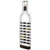 Big Vintage Decorative Metal-Bottle Shaped Wine Rack for Living Room Dining or Entryway by Vintiquewise