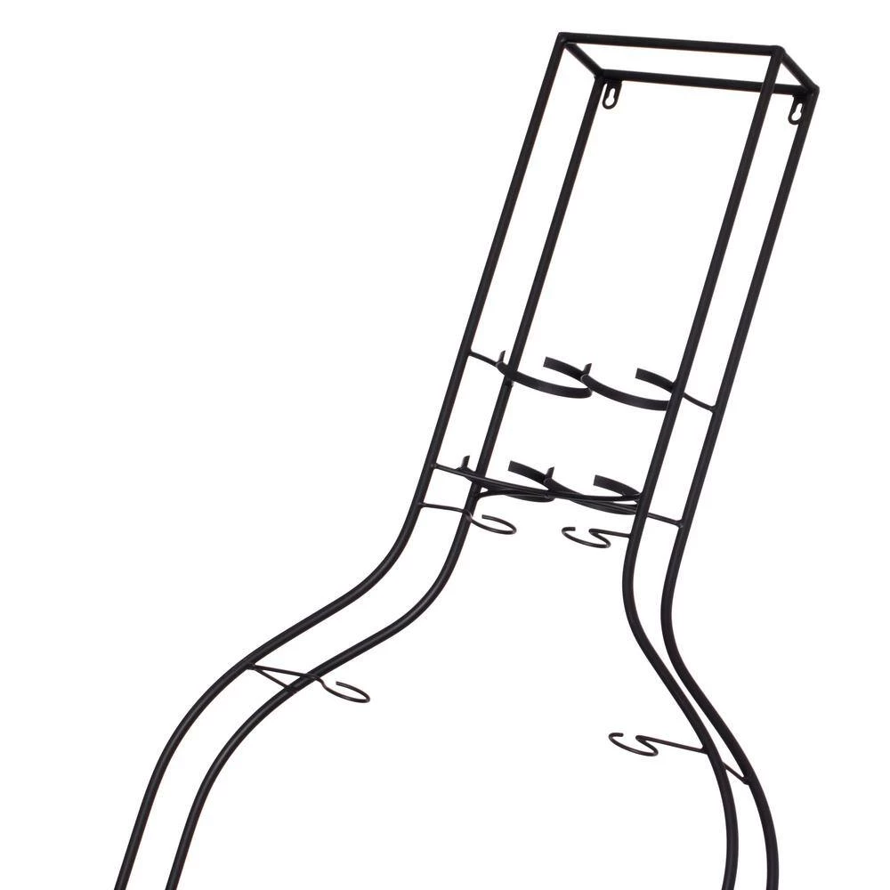 Big Vintage Decorative Metal-Bottle Shaped Wine Rack for Living Room Dining or Entryway by Vintiquewise 9 Big Vintage Decorative Metal-Bottle Shaped Wine Rack for Living Room Dining or Entryway by Vintiquewise - Image 7