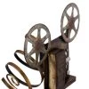 Decorative Vintage Single-Bottle Bronze Metal Film Projector Wine Wine Rack for Tabletop or Countertop by Vintiquewise -Camaflexi Shop vintiquewise wine racks qi004536 64 1000