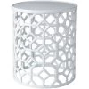 Athina White Accent Table by Artistic Weavers