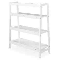 Mid Century Modern 36 in Wide White Solid Wood 3 Shelf Open Bookcase by Camaflexi 11 Mid Century Modern 36 in Wide White Solid Wood 3 Shelf Open Bookcase by Camaflexi -Camaflexi Shop white camaflexi bookcases bookshelves mds03 c3 1000