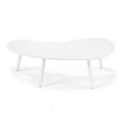 Mid Century Modern 47.25 in White Abstract Solid Wood Coffee Table by Camaflexi 18 Mid Century Modern 47.25 in White Abstract Solid Wood Coffee Table by Camaflexi -Camaflexi Shop white camaflexi coffee tables mdc03 1f 1000