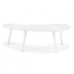 Mid Century Modern 47.25 in White Abstract Solid Wood Coffee Table by Camaflexi 17 Mid Century Modern 47.25 in White Abstract Solid Wood Coffee Table by Camaflexi -Camaflexi Shop white camaflexi coffee tables mdc03 4f 1000