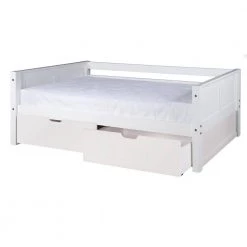 Panel White Twin Size Daybed with Drawers by Camaflexi -Camaflexi Shop white camaflexi daybeds c2233 dr 31 1000