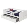 Panel White Twin Size Daybed with Front Guard Rail and Twin Trundle by Camaflexi 2 Panel White Twin Size Daybed with Front Guard Rail and Twin Trundle by Camaflexi -Camaflexi Shop white camaflexi daybeds c3233 tr 64 1000