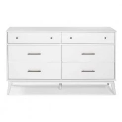 Mid-Century 6-Drawer White Dresser by Camaflexi 15 Mid-Century 6-Drawer White Dresser by Camaflexi -Camaflexi Shop white camaflexi dressers md1703 4f 1000